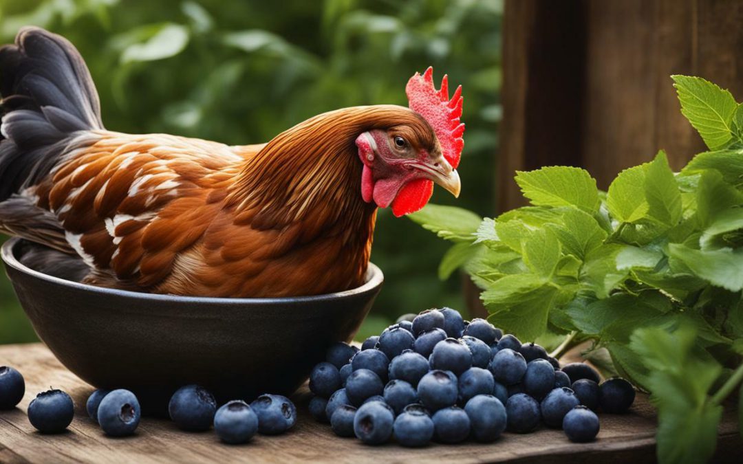 can chickens eat blueberries